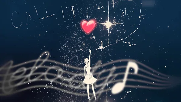 Emilie Simon 'I Call It Love' lyrics video; animated typography synced to the vocal