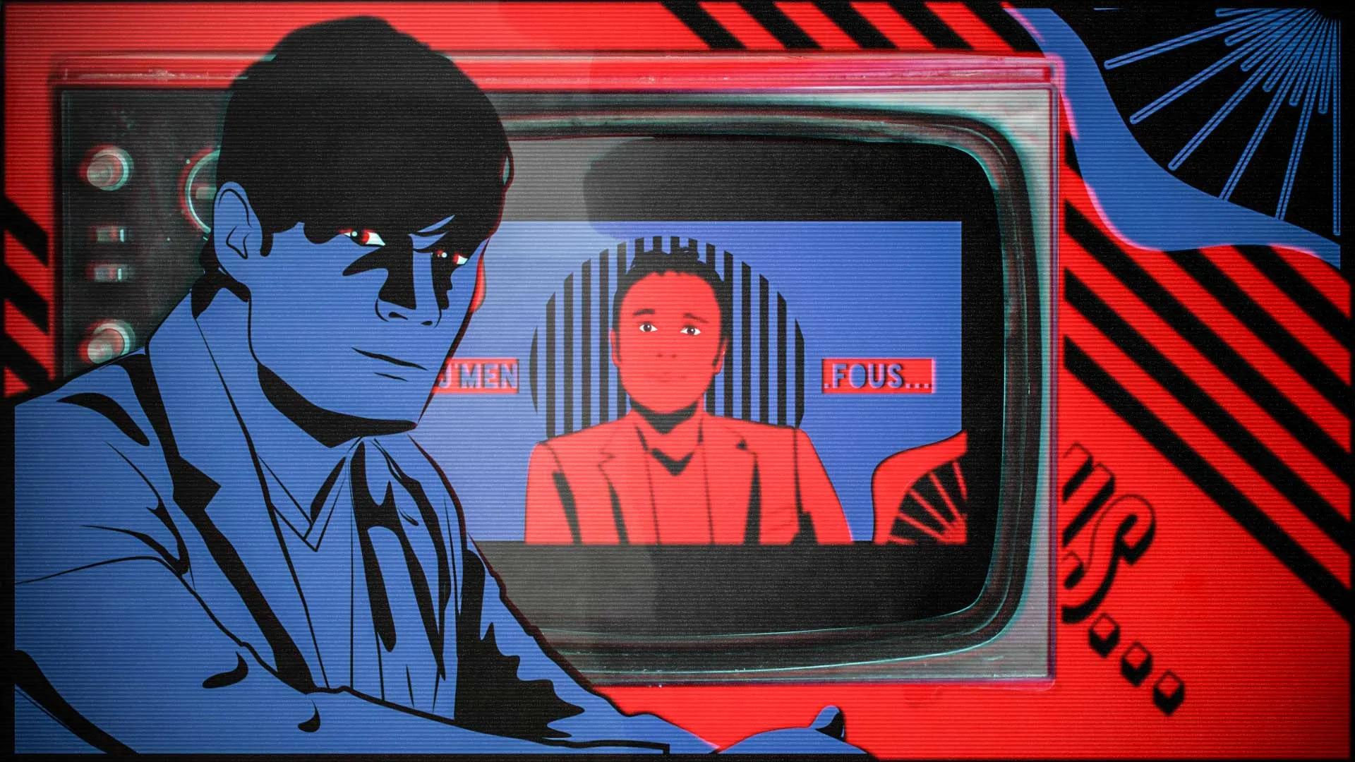Superbus 'On the River' lyrics video; hand-lettered opening typography