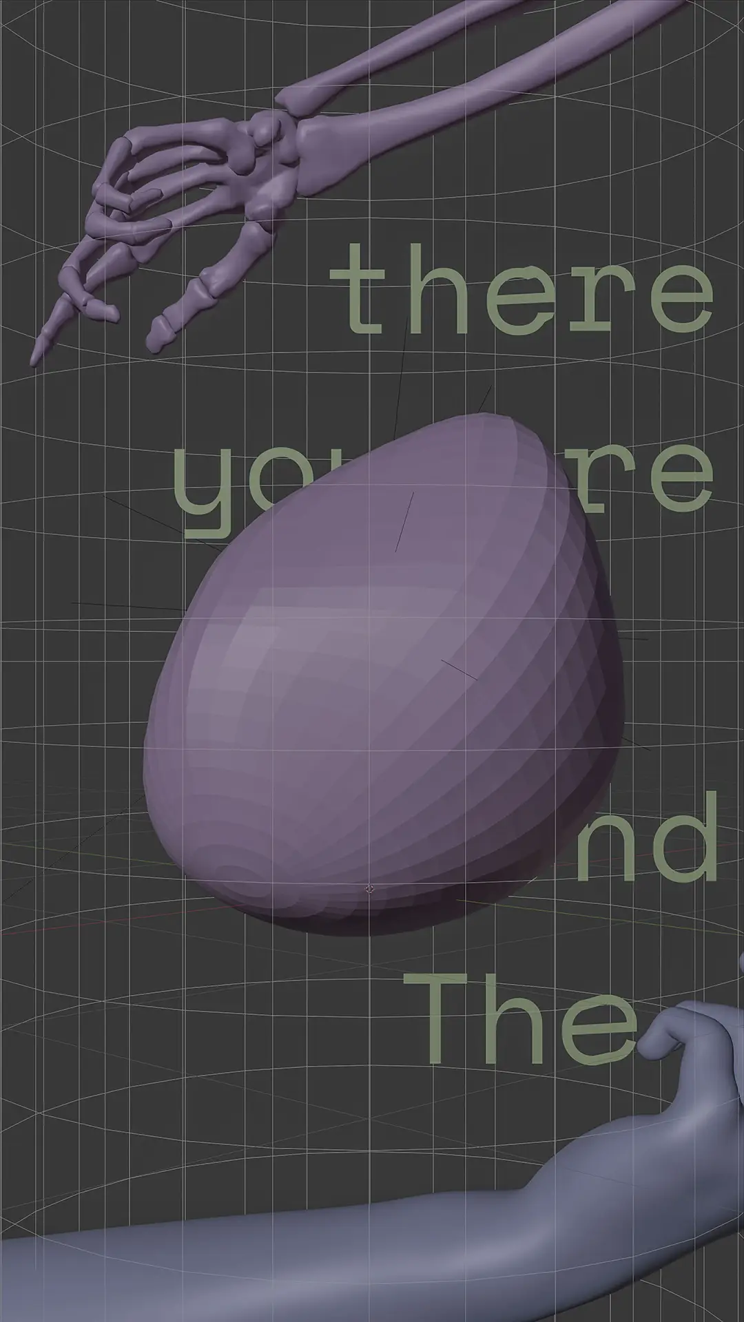 I Wish You Were Real, solid render 01