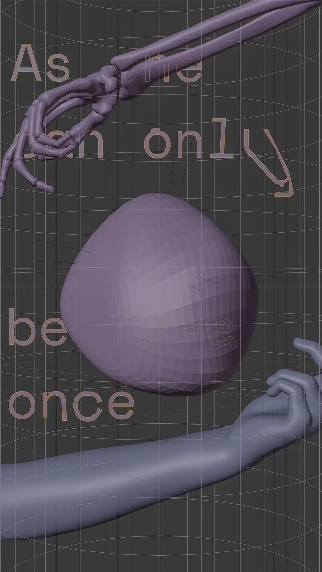 I Wish You Were Real, solid render 05