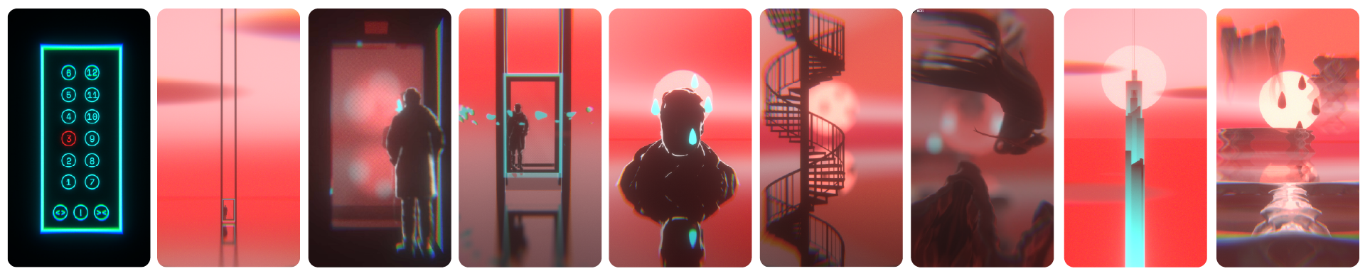 Elevator concept, early 3D draft