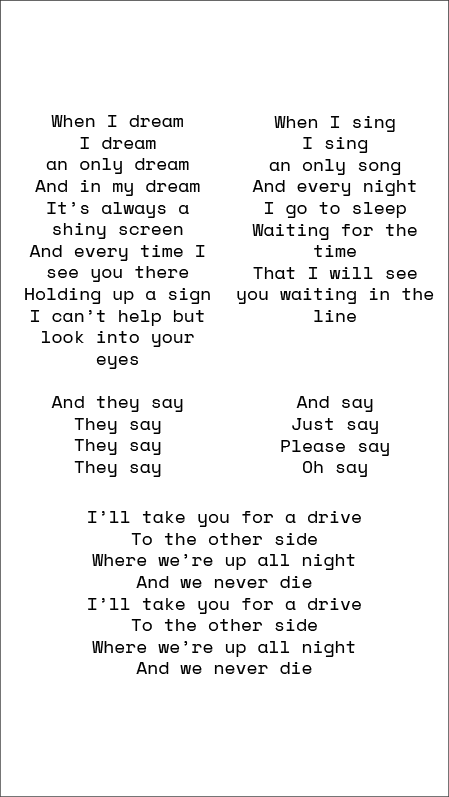 Godspeed, lyrics